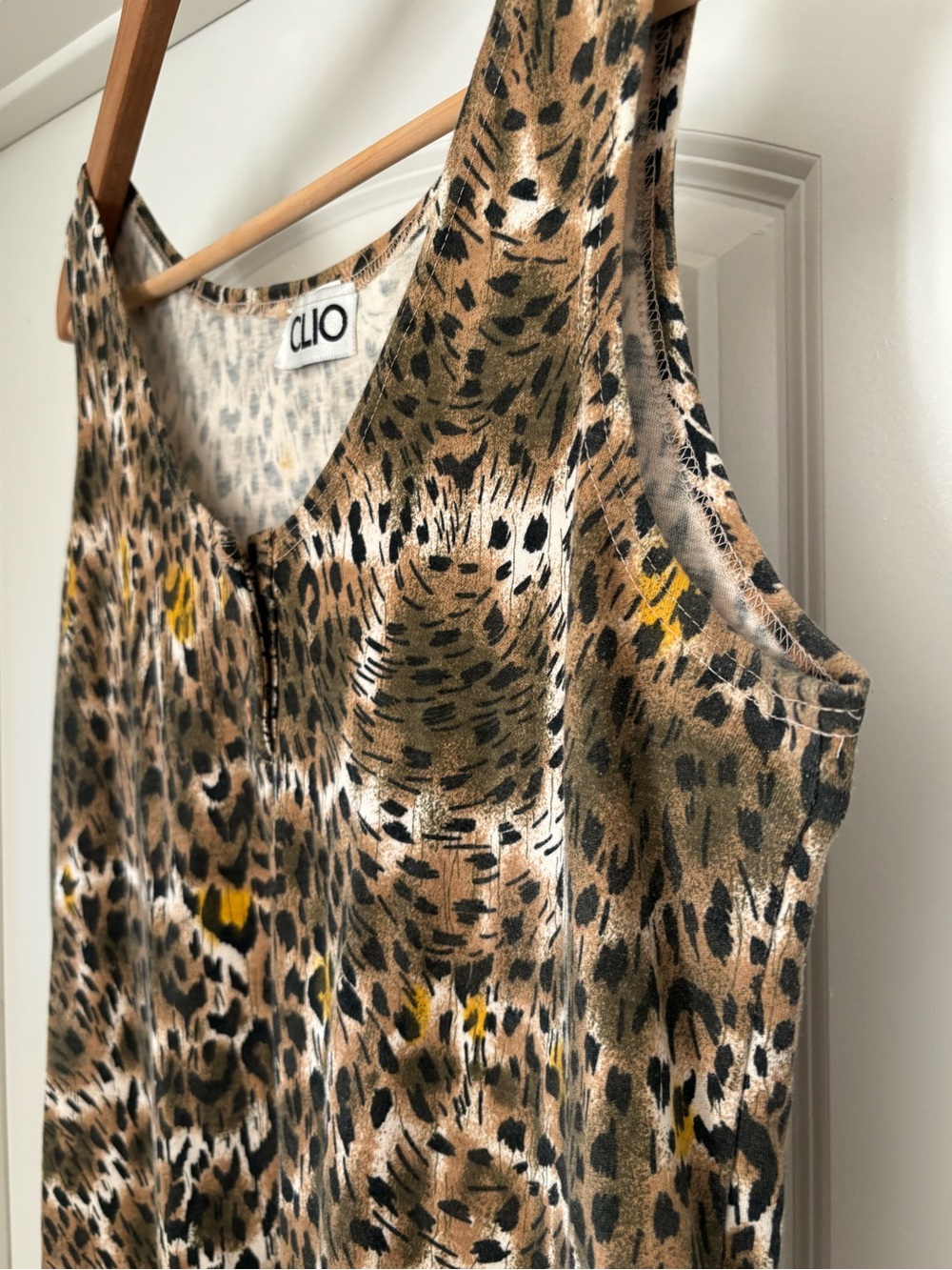 Clio VINTAGE Animal Print Tank and Skirt Set - Picture 5 of 10
